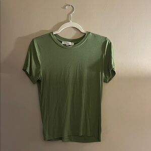 LOFT Olive Short Sleeve Tee